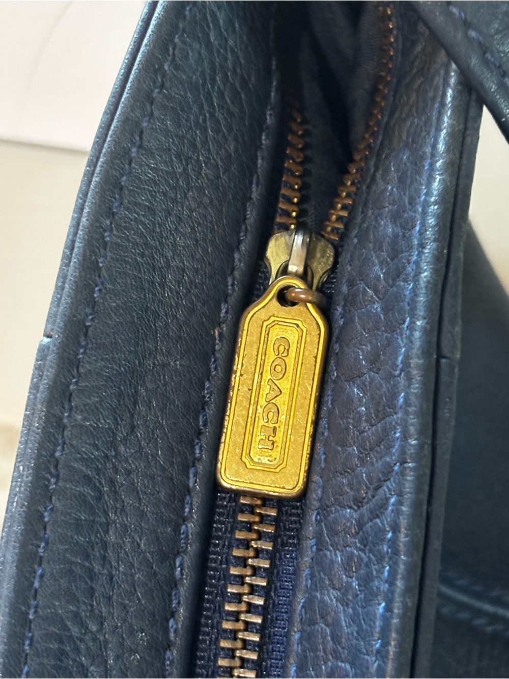 Vintage Coach 1997 Costa Rica Sonoma Pebbled Leather Soft Bucket Bag Shoulder - Picture 3 of 10